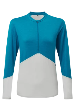 Mountain Equipment Nava Women's LS Zip T Damen Bekleidung