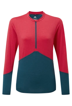 Mountain Equipment Nava Women's LS Zip T Damen Bekleidung